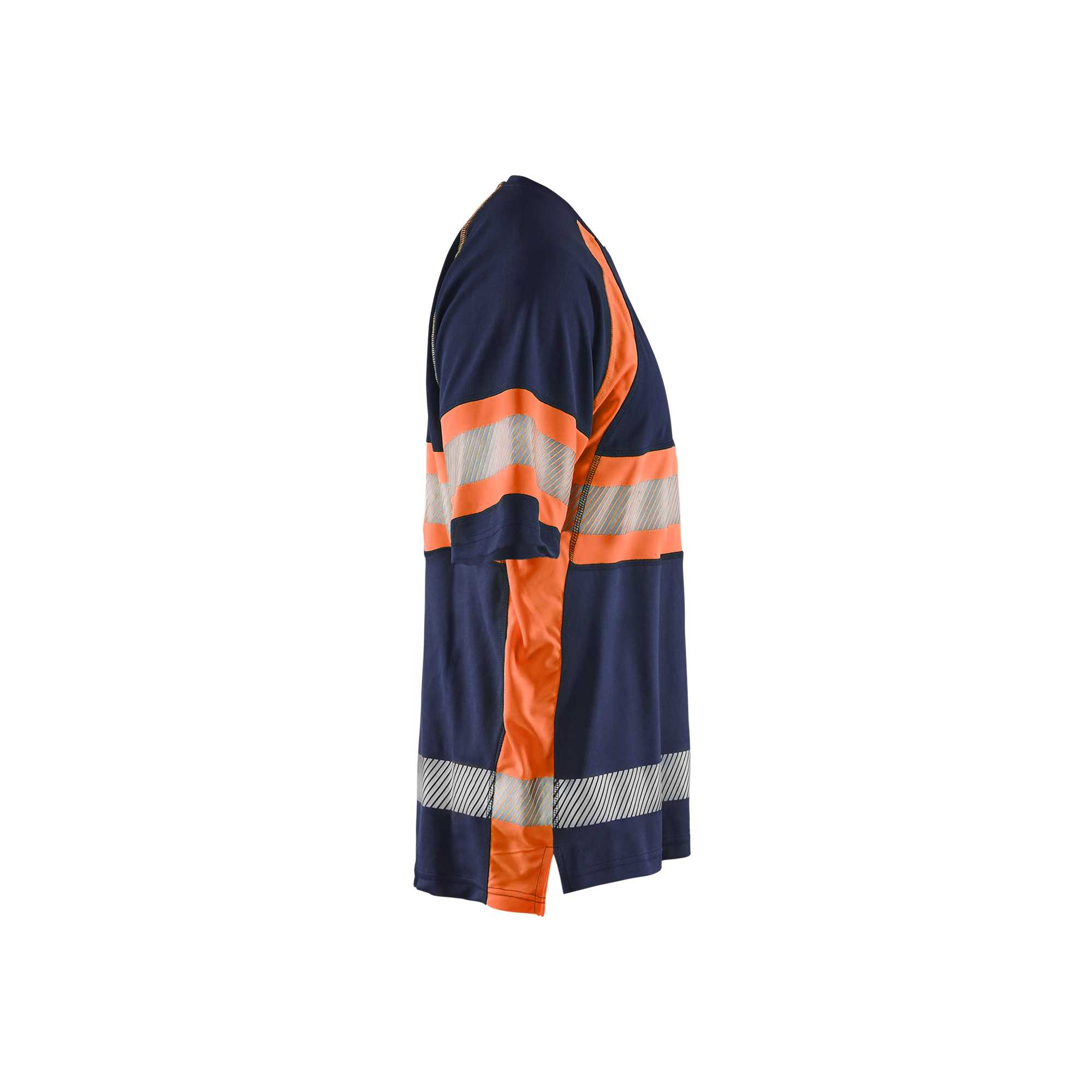 BLAKLADER 33371051 HI VIS T SHIRT Hi Vis Reflective Short Sleeve Work T-Shirt MEN - 100% Polyester